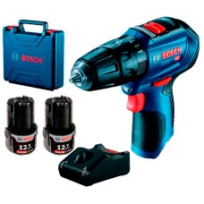 Акумуляторний ударний дриль-шурупокрут Bosch GSB 12V-30 Professional + 2 акб 12V 2Ah