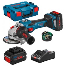 Акумуляторна кутова шліфмашина Bosch Professional GWS 18V-15 SC + 2 акб 8 Ah