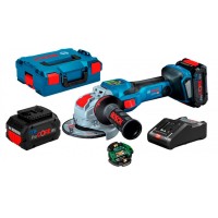 Акумуляторна болгарка Bosch GWX 18V-15 SC Professional + 2 акб 18V 8.0Ah, L-Boxx 136