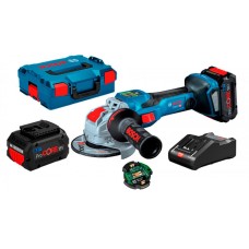 Акумуляторна болгарка Bosch GWX 18V-15 SC Professional + 2 акб 18V 8.0Ah, L-Boxx 136