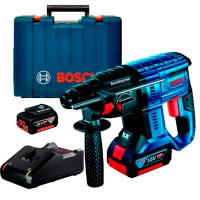 Перфоратор аккумуляторный Bosch GBH 180-Li в чемодане, 2 акб GBA 18V 4.0Ah и з/у GAL 18V-40