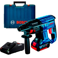 Акумуляторний безщітковий перфоратор Bosch GBH 180-Li , 18В, 1 акум. 4 амп.год, зарядний пристрій, валіза (0611911122)