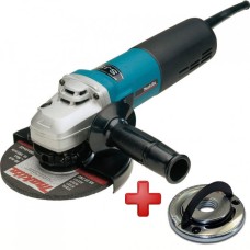 Угловая шлифовальная машина Makita 9565 CVR + бесключевая гайка