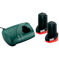 Базовый комплект Metabo 10.8 В 2 Ah, 2 шт