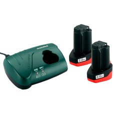 Базовый комплект Metabo 10.8 В 2 Ah, 2 шт
