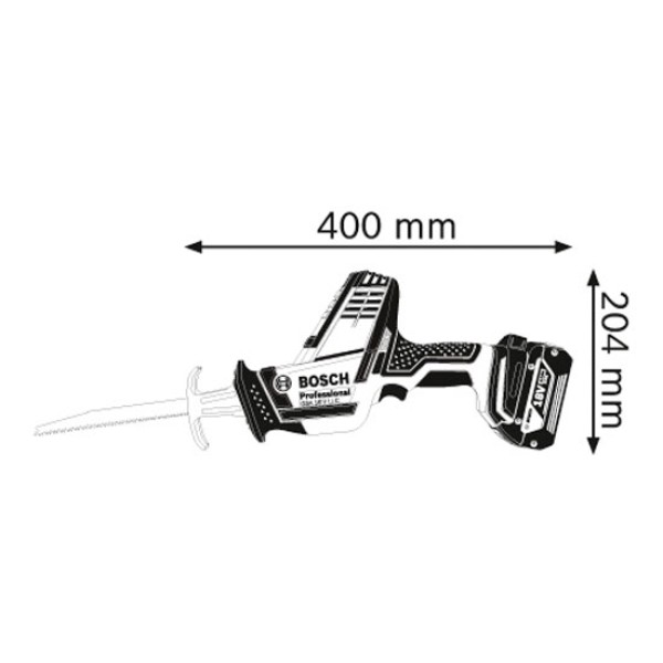 Акумуляторна ножівка Bosch GSA 18 V-LI C Professional
