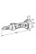 Аккумуляторная прямая шлифмашина Makita DGD 800 RFE