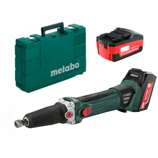 Аккумуляторная прямая шлифмашина Metabo GA 18 LTX с 2 аккум.