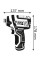 Гайкокрут ударний акумуляторний Bosch Professional GDR 12V-105 без акб та з/п