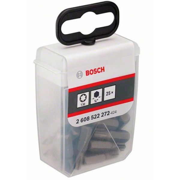 Набор бит Bosch TicTac Box T30 Extra-Hart, 25 мм, 25 шт