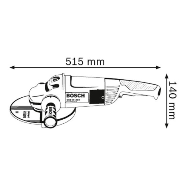 Болгарка Bosch GWS 22-180 H Professional