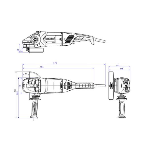 Болгарка Metabo W 24-180 MVT