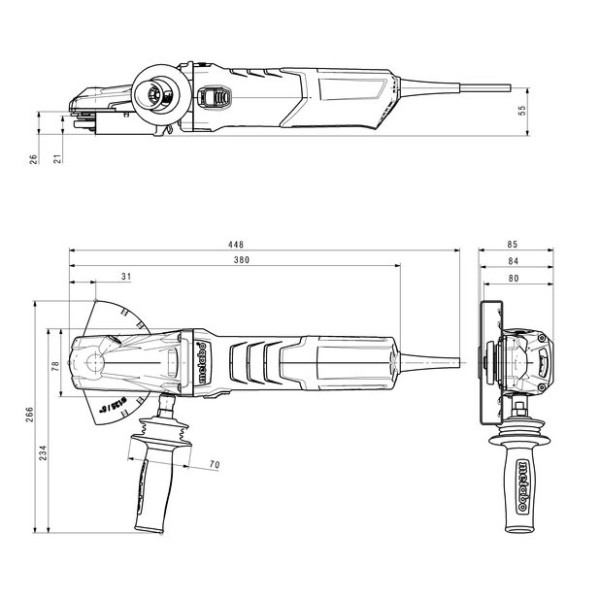 Болгарка Metabo WEF 15-125 Quick