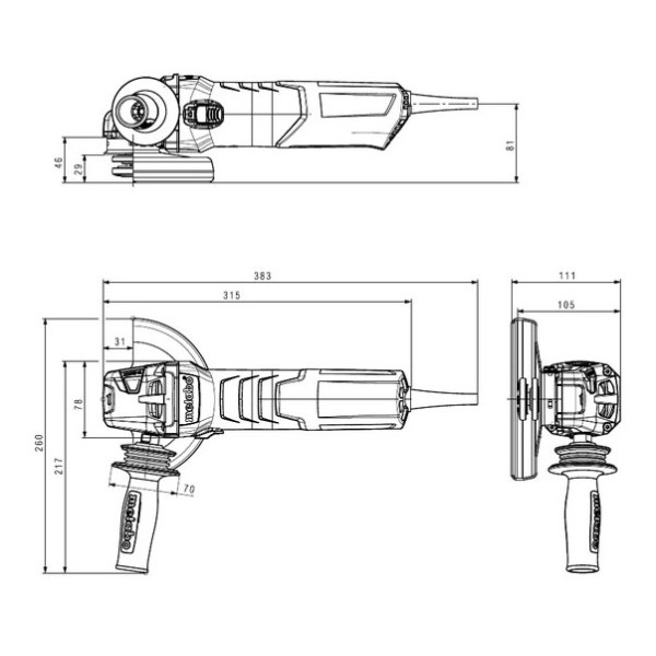 Болгарка Metabo WEV 15-150 Quick