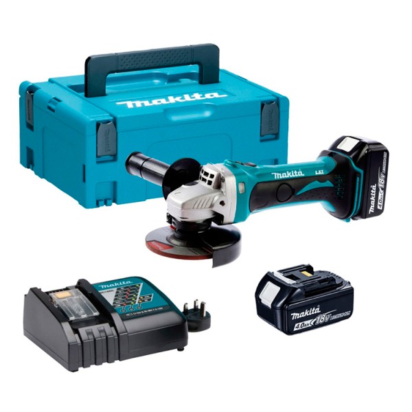 Аккумуляторная угловая шлифмашина Makita DGA 452 RMJ