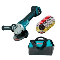 Аккумуляторная болгарка Makita DGA 504 ZX2 + сумка (без АКБ)