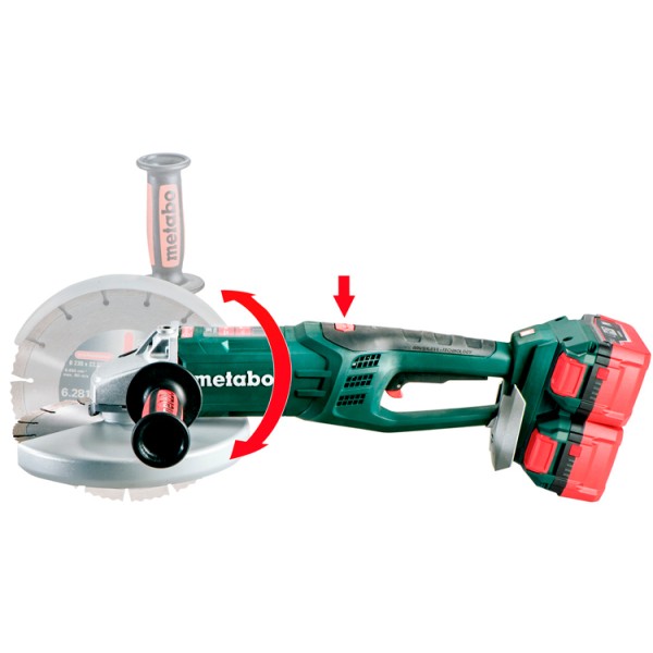 Аккумуляторная болгарка Metabo WPB 36-18 LTX BL 230