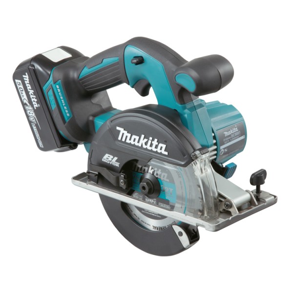 Аккумуляторная дисковая пила по металлу Makita DCS 551 RMJ