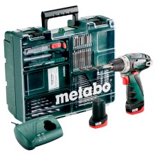 Аккумуляторная дрель-шуруповерт Metabo PowerMaxx BS Basic Mobile Workshop + TLA LED