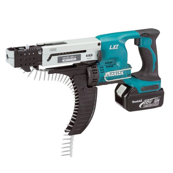Акумуляторний магазинний шурупокрут Makita DFR 550 RFE