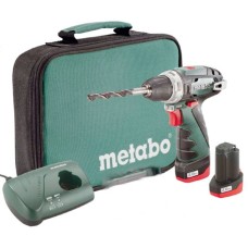 Аккумуляторная дрель-шуруповерт Metabo PowerMaxx BS, 2x2.0 Ah, LC 40, сумка