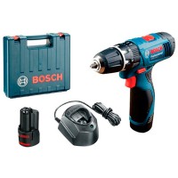 Аккумуляторная ударная дрель-шуруповерт Bosch GSB 120-Li, 2 акб