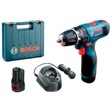 Акумуляторний ударний дриль-шурупокрут Bosch GSB 120-Li, 2 акб