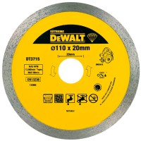 Диск алмазный для плиткореза DeWalt DT3715, 110 мм