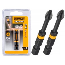 Бита IMPACT TORSION EXTREME Ph2 DeWALT 50 мм, 2 шт