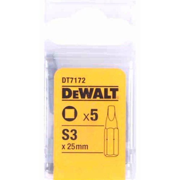 Торсионная бита S3 DeWALT 25 мм, 5 шт