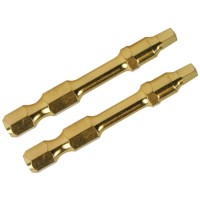 Торсионная бита Square SQ2 Impact GOLD Makita 2 шт Торсионная бита Square SQ2 Impact GOLD Makita 2 шт