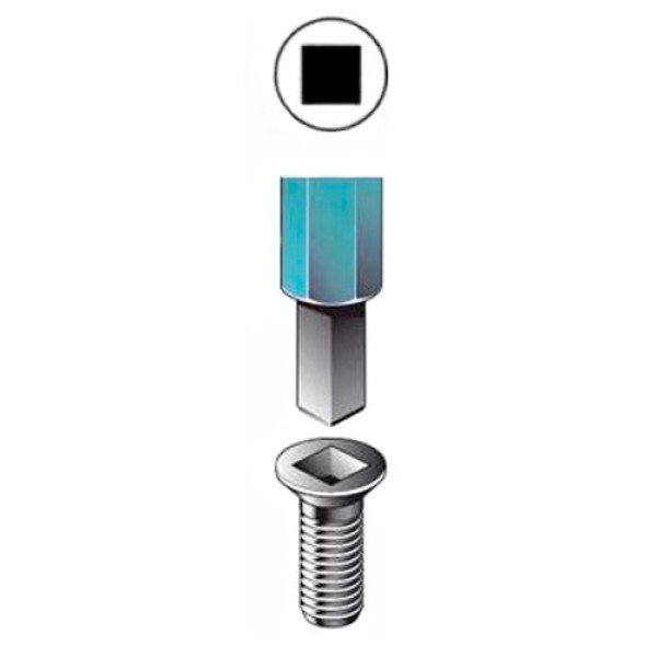 Торсионная бита Square SQ2 Impact GOLD Makita 2 шт