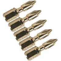 Торсионная бита Makita Impact GOLD Enduro PH2 для металла 5 шт