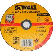 Круг відрізний по металу DeWALT 180x3x22,2 мм