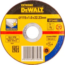 Круг відрізний INOX DeWALT 115x1x22,23 мм