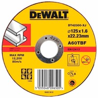 Круг отрезной по металлу DeWALT 125x1,6x22,2 мм