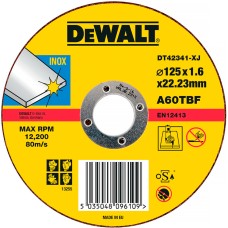 Круг відрізний INOX DeWALT 125x1,6x22,2 мм