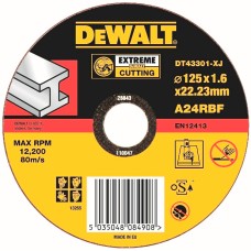 Круг відрізний по металу DeWALT 125x1,6x22,23 мм