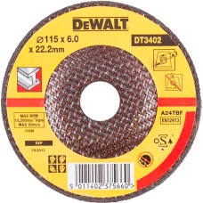 Зачисний круг по металу DeWALT 115х6х22,2 мм