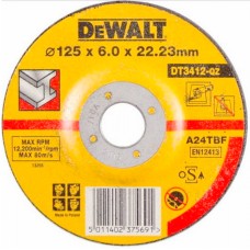 Зачисний круг по металу DeWALT 125х6х22,2 мм