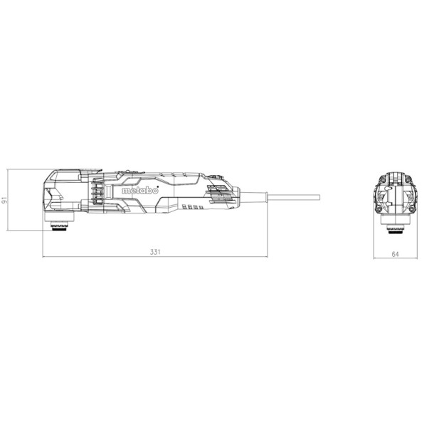 Универсальный резак Metabo MT 400 Quick Set MetaLoc