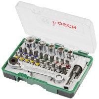 Набір біт Bosch, 27 шт + ключ-тріскачка