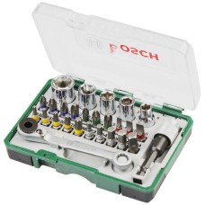 Набір біт Bosch, 27 шт + ключ-тріскачка