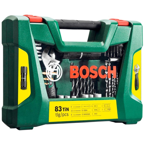 Набор сверл и бит Bosch V-Line, 83 шт