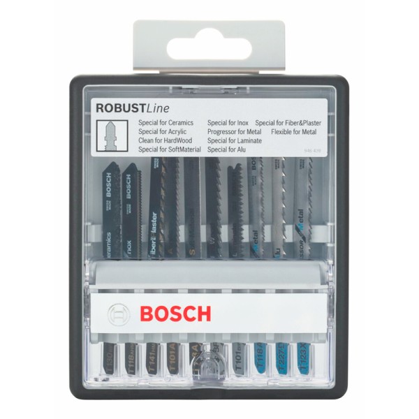Набір пилок Bosch Robust Line Top Expert, 10 шт
