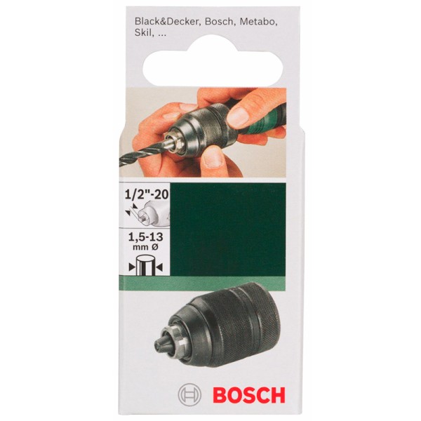 Патрон быстрозажимной Bosch, 1,5-13 мм