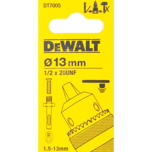 Патрон ключевой DeWalt DT7005