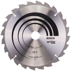 Пильный диск Bosch Optiline Wood 254×30 мм 24 зуба