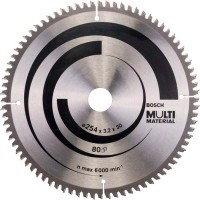 Пильный диск Bosch Multi Material 254 мм 80 зубов