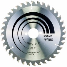 Диск по дереву Bosch Optiline Wood 190×2,6×30, 36 ATB